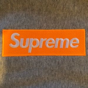 Supreme Box Logo Hoodie Gray